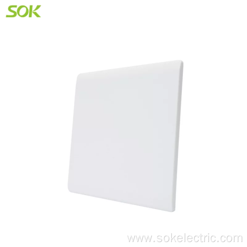 SOK 86x86mm Size Blank Plate White electric accessories